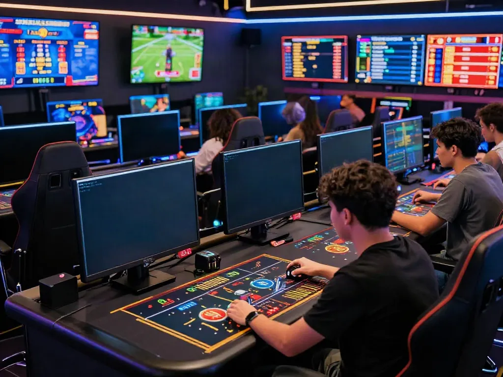 Players engaged in thrilling games at TA88, showcasing vibrant gaming interfaces and immersive atmosphere.