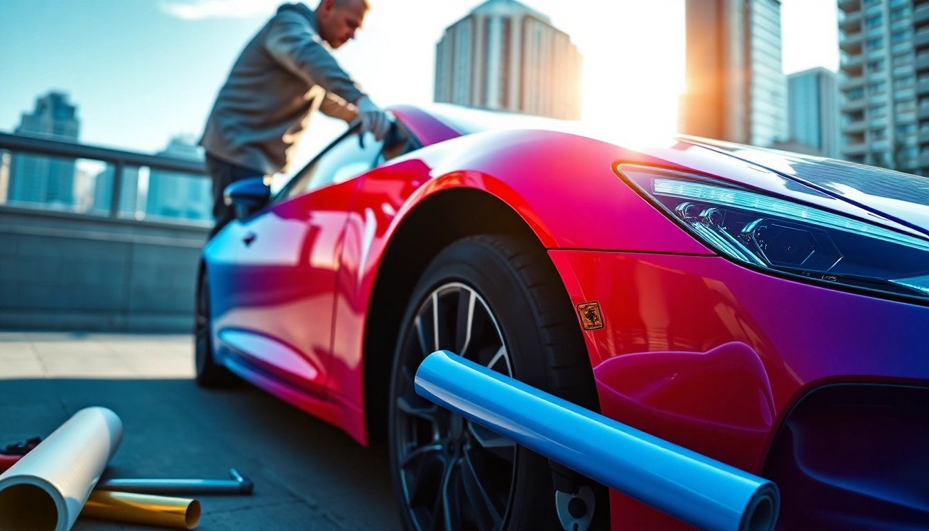 Auto Folie München: Technik bei der Autofolierung in einer urbanen Umgebung