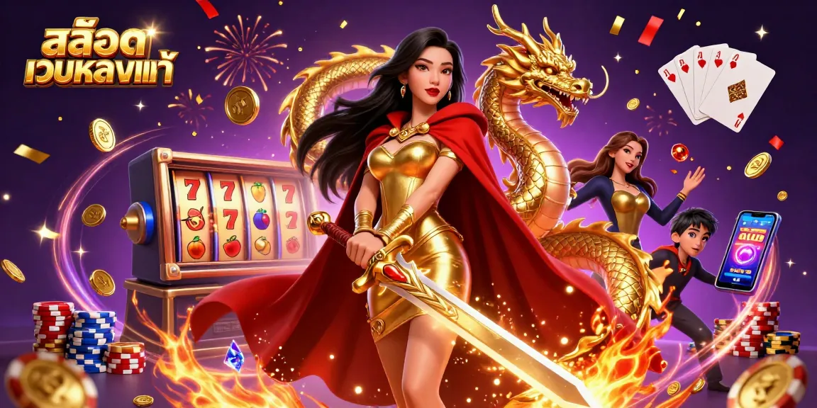 Experience the excitement of สล็อตเว็บตรงแท้ with dynamic characters and captivating casino elements.