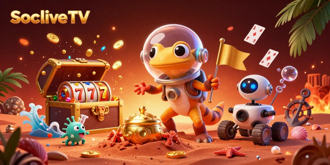 Socolive TV delivers thrilling gambling experiences with vibrant casino treasures and lively characters.