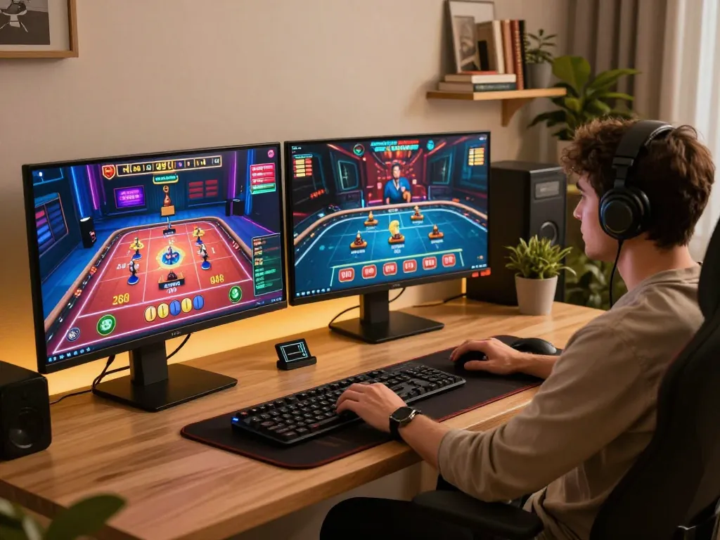 Engaging online gameplay at 789betpa with multiple screens showcasing exciting casino games